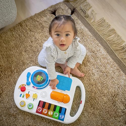 Baby Einstein, Musical Mix ‘N Roll 4-in-1 Activity Walker and Table, Educational Push Along Toy, 4 Languages, 100+ Melodies and Phrases, Ages 6 Months +