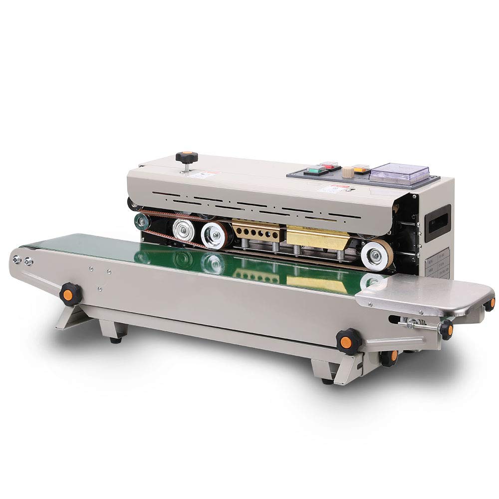 Sumeve Continuous Sealing Machine FR-900 Automatic Horizontal Continuous Plastic Bag Band Sealing Sealer Machine Stamp Coding