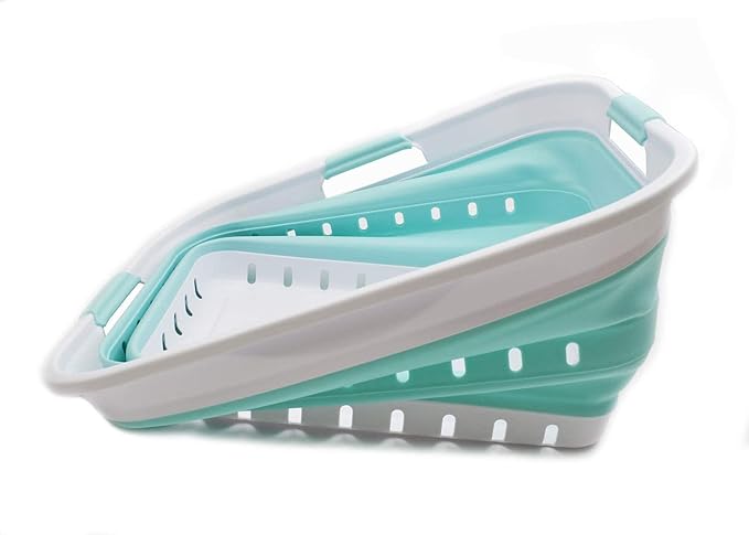 SAMMART 42L Collapsible Plastic Laundry Basket