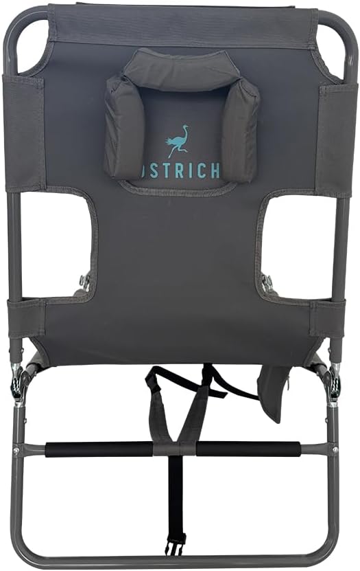 Ostrich Chair Backpack Chaise Chair, Gray