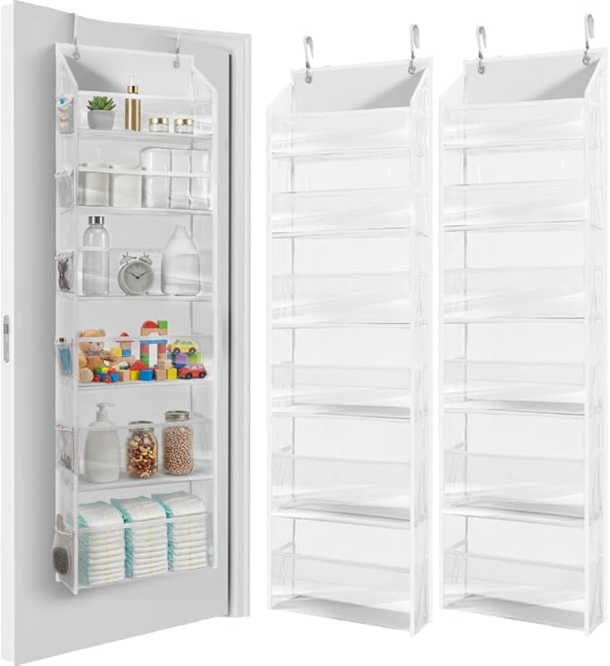 HOMELUX THEORY UPGRADED 6 Tiers Over The Door Organizer Hanging