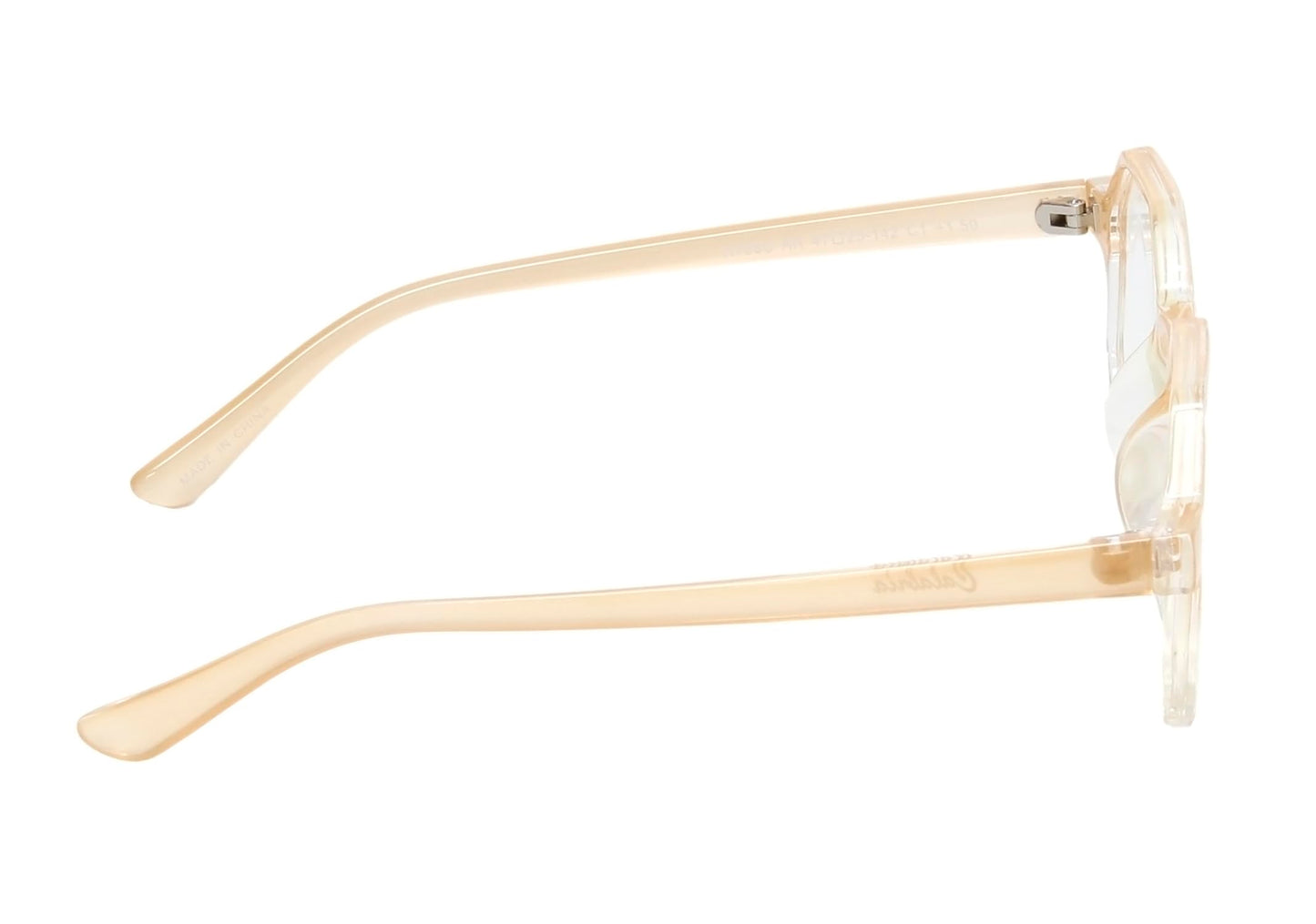 Medspex R786C Blue Light Blocking Reading Glasses +3.0 Tan Crystal Men Women Trendy Computer Readers Gaming Work TV Phones