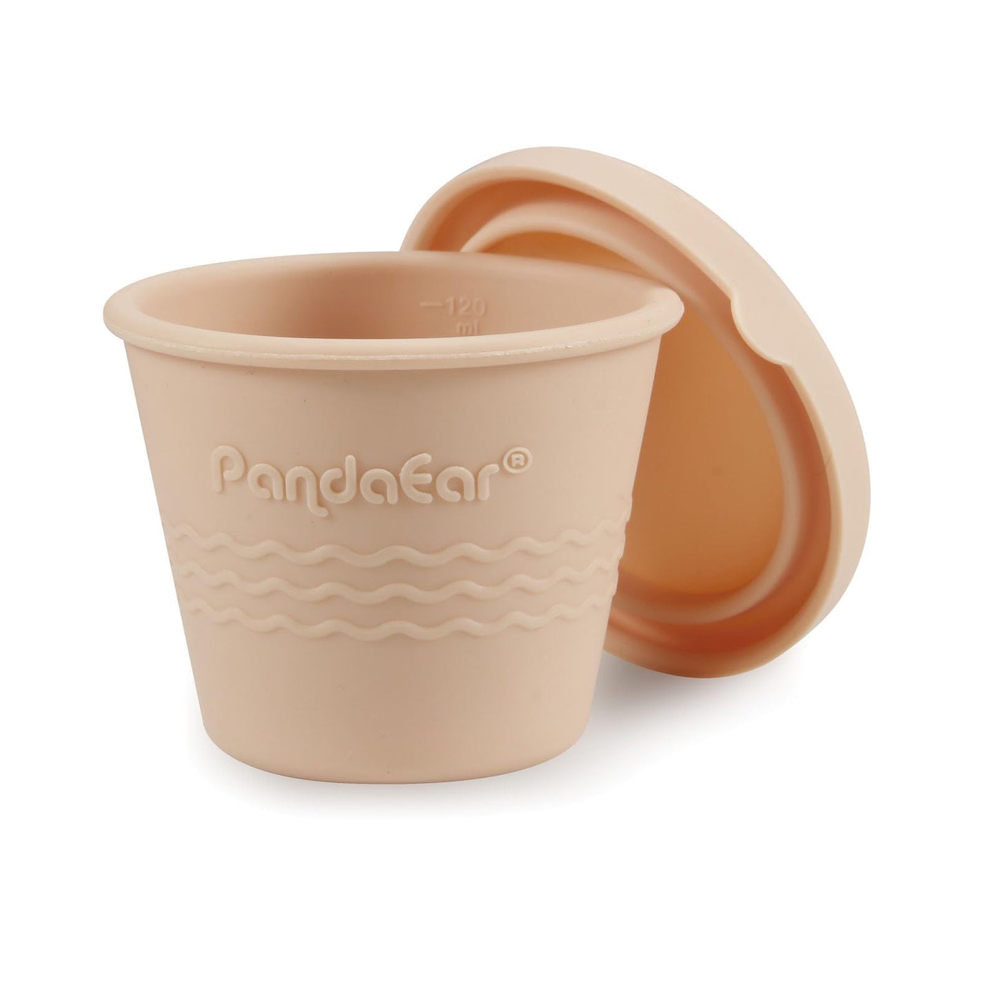 PandaEar 12 Pack Silicone Baby Food Storage Containers, 4 oz Reusable Small Snack Containers Freezer Storage with Airtight Lids Leak Proof for Infants Kids Babies, Microwave Safe