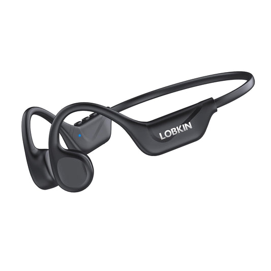 LOBKIN Bone Conduction Headphones Bluetooth 5.4 - Open Ear Headphones Wireless with Mic, IPX5 Waterproof Sports Earphones for Running, Gym Workout, Ski, Cycling
