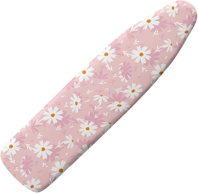 Petal Pink Ironing Covers with Thick Padding and Elasticized Edge Ironing Board