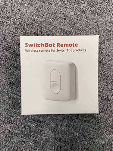 SwitchBot Remote One Touch Button - Compatible with SwitchBot Bot, Curtain Robot, Color Bulb, Plug Mini and Blind Tilt, Smart Home Easy to Control, Bluetooth Long Range 5.0