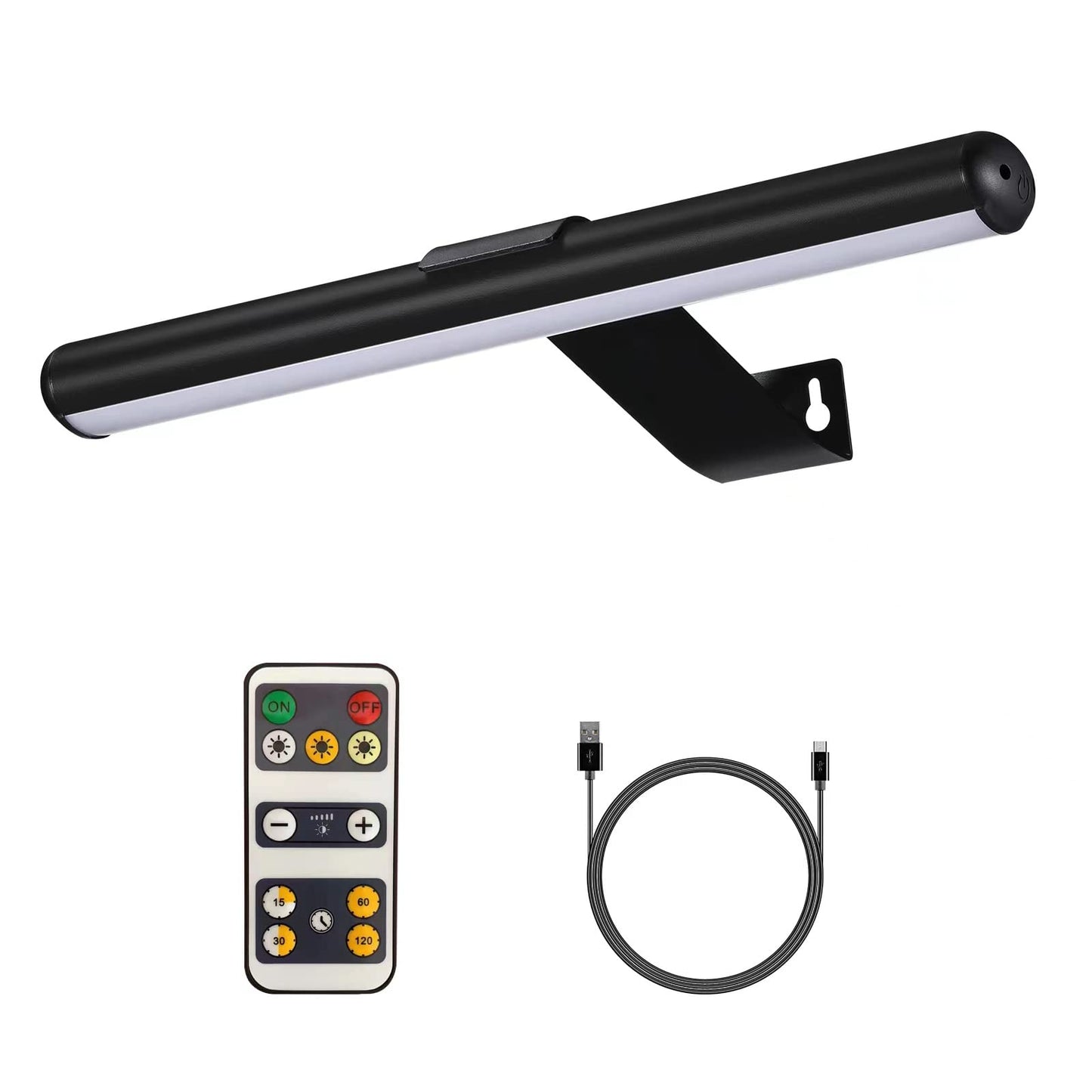 VIGMOJ Wireless Picture Light Battery Operated,Rechargeable Painting Light with Remote Control,Metal Art Display Lamp,3 Modes,Dimmable Dartboard Light with Timer for Frame Picture Gallery,300LM