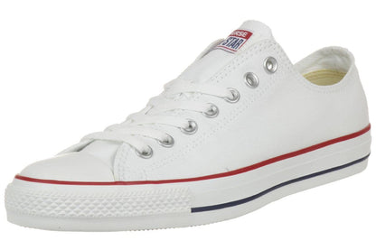 Converse All Star Low Trainers White Canvas - 8 UK