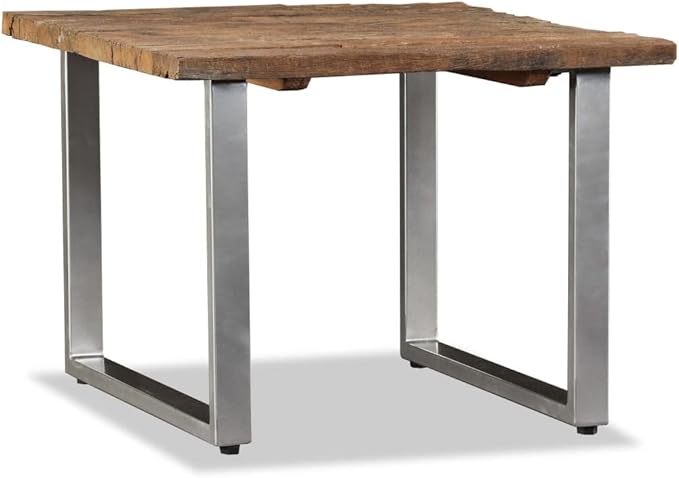 Coffee Table Solid Reclaimed Wood 21.7"x21.7"x15.7", Center Table, Side Table