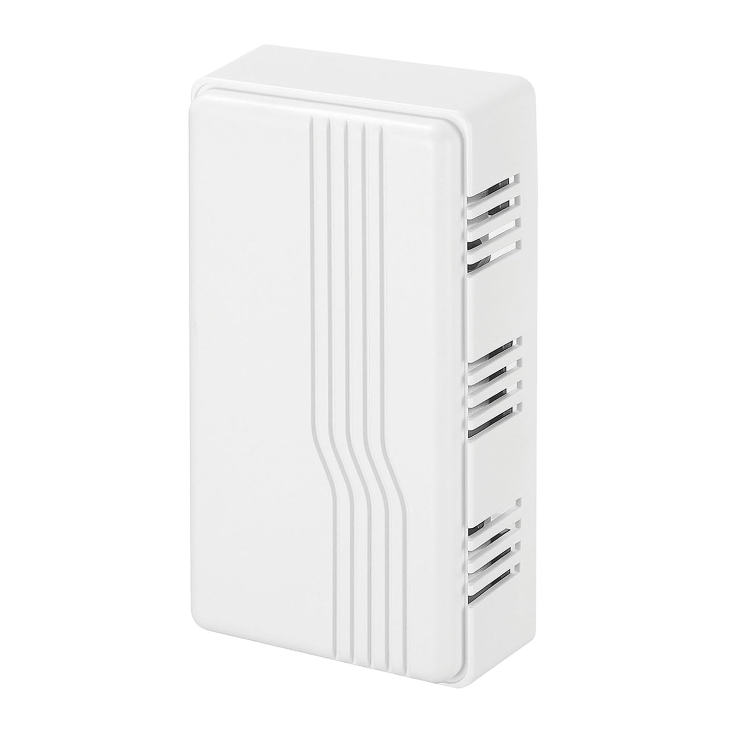 Heath Zenith Wired Mechanical Doorbell Chime, White, Plastic, Wired, 2 Tunes, Vertical, Horizontal, 80 dB, Button Not Included