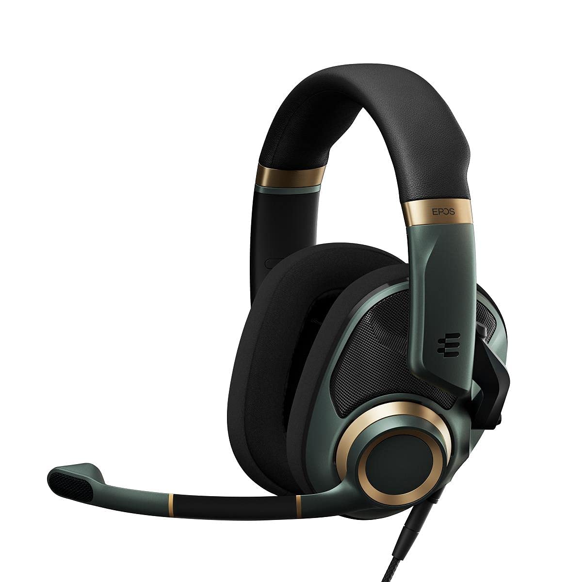 EPOS H6Pro Open Acoustic Gaming with Mic – Immersive Sound, Lightweight Comfort, and Durable Design – Works with Xbox, PS4/PS5 & PC/Windows – Green