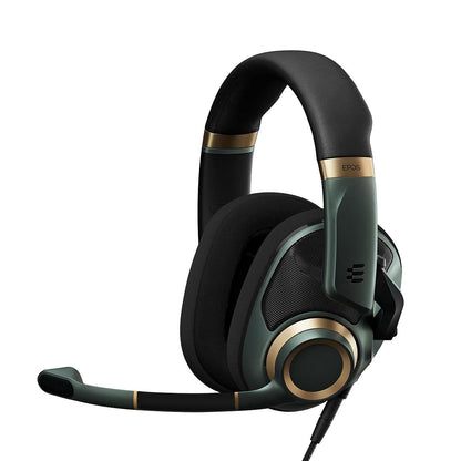 EPOS H6Pro Open Acoustic Gaming with Mic – Immersive Sound, Lightweight Comfort, and Durable Design – Works with Xbox, PS4/PS5 & PC/Windows – Green