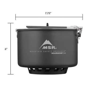 MSR WindBurner Combo Windproof Camping and Backpacking Stove and Cookware System