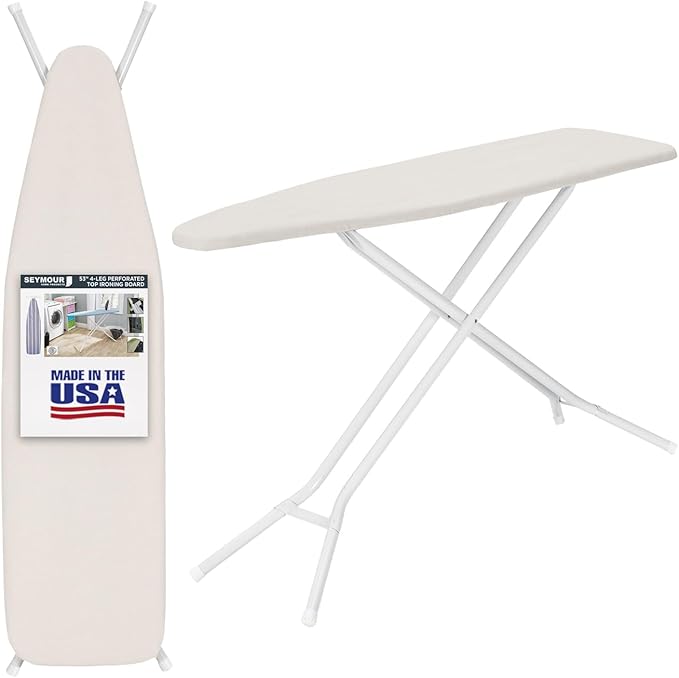 Full Size Ironing Board Made in USA – Beige by Seymour Home Products 4