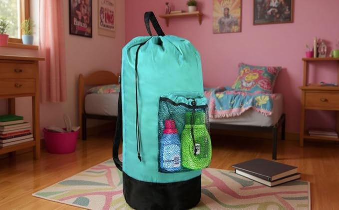 Turquoise Laundry Backpack