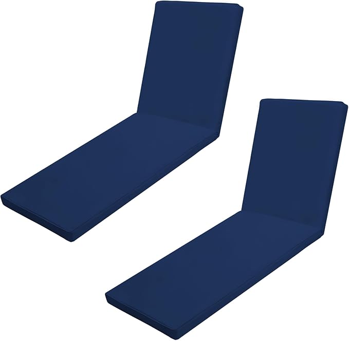 Outdoor Chaise Lounge Cushions for Patio, Lounge Chair Cushions, Waterproof