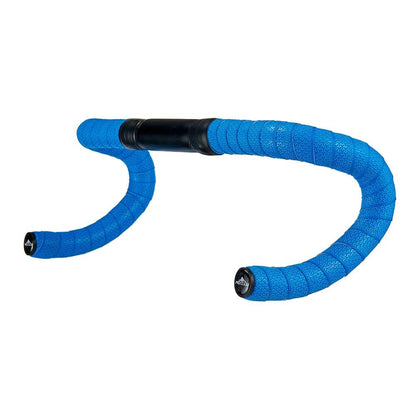 VXM Bike Handlebar Tape,Road Bicycle Bar Tape, PU Leather + EVA,Cycling Handle Grip Wrap-2 Rolls (Blue)