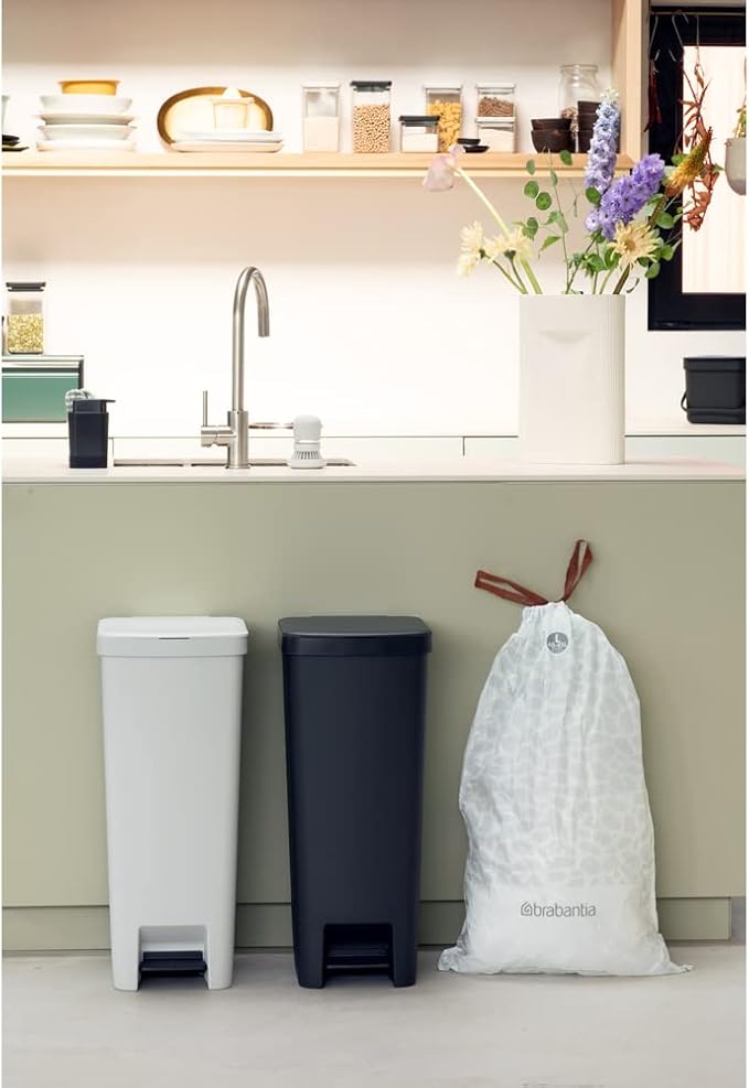 Brabantia PerfectFit Trash Bags Thick Plastic Trash Can Liners