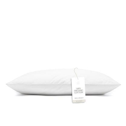 BOLL & BRANCH Down Chamber Pillow - Medium, Standard - Naturally Cooling Shell - Premium Comfort, Superior Support - Cruelty-Free IDS Certified Down