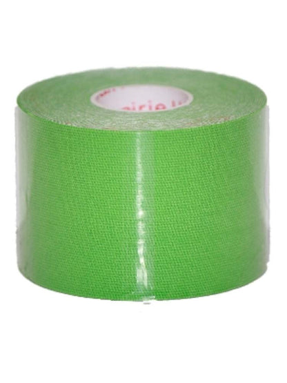 Kinesiology Tape for Shoulder, Wrist, & Knees - Breathable Kinesiology Tape Precut Strips - 20 Pre-Cut 10" Self Adhesive Bandage Wrap - Running Essentials for Women & Men - Lime Green Strips, 1 Roll