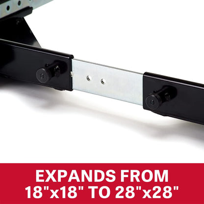 JET Universal Mobile Base, 18" x 18" to 28" x 28", 600 Lb. Capacity (JMB-UMB)