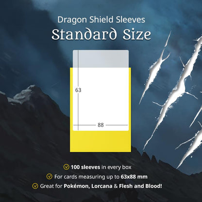 Arcane Tinmen ART11024 Sleeves: Dragon Shield Matte Jet (100) Standard Size 100pk-Jet, Black