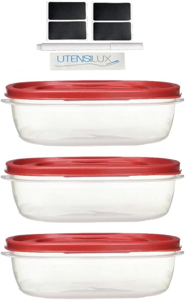 Rubber maid Food Storage Containers Nine Cup Food Storage Containers 7 Peice Set