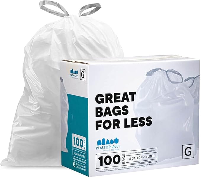 Plasticplace Custom Fit Trash Bags, Compatible