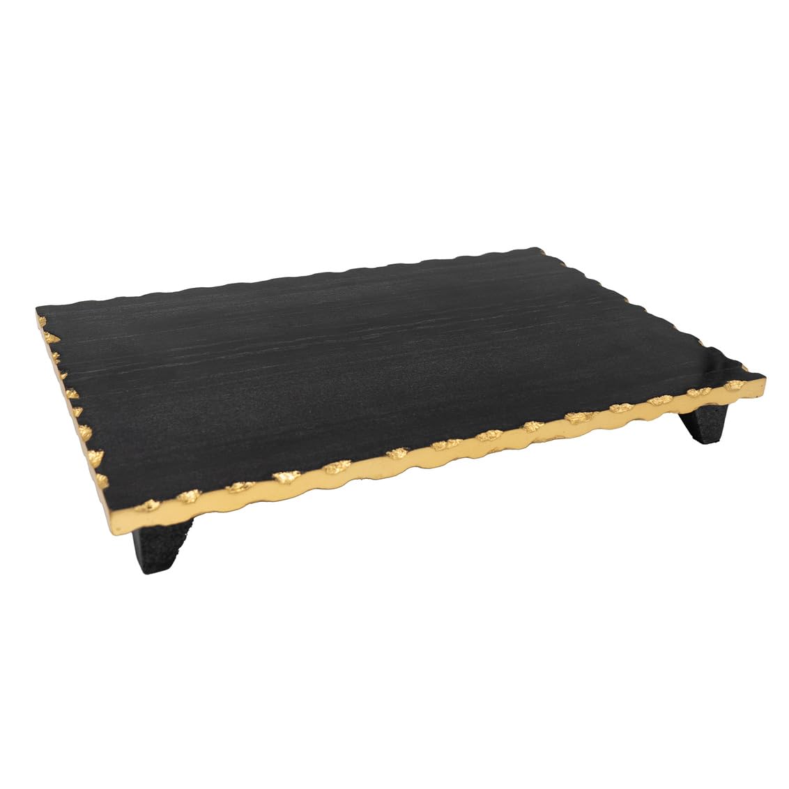 Godinger Challah Board, Marble Board Cutting Board, Challah Cutting Board, Bread Serving Board Shabbos Board Perfect for Shabbos, Formal Dining, Elegant Dining Table Accessory, 18X12