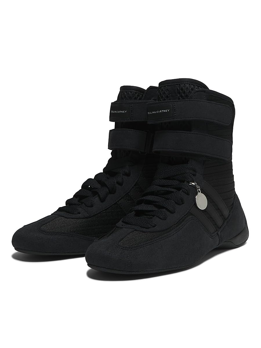 Stella McCartney, Stella McCartney x adidas Rasant Logo Sneakers, 3.5, Black