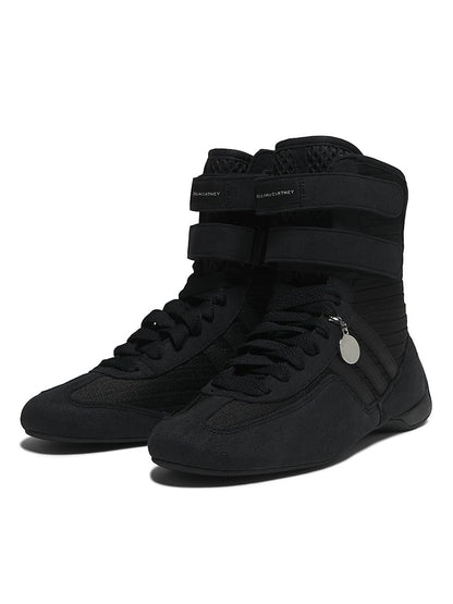 Stella McCartney, Stella McCartney x adidas Rasant Logo Sneakers, 3.5, Black