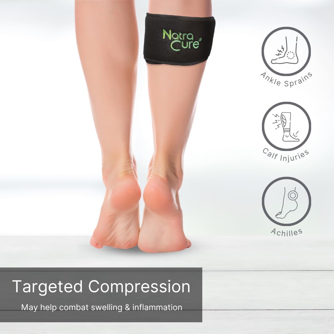 NatraCure Cold Therapy Wrap w/ 20" Strap - 2 Pack (Small Reusable Gel Ice Pack Compress for Injuries and Pain Relief, Hand, Arch of Foot, Wrist, Elbow, Arthritis, Neuropathy) - 715-20 CAT2PK