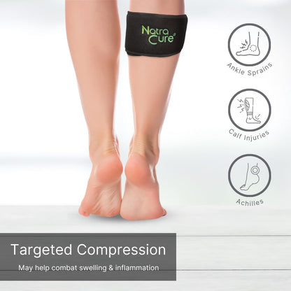 NatraCure Cold Therapy Wrap w/ 20" Strap - 2 Pack (Small Reusable Gel Ice Pack Compress for Injuries and Pain Relief, Hand, Arch of Foot, Wrist, Elbow, Arthritis, Neuropathy) - 715-20 CAT2PK
