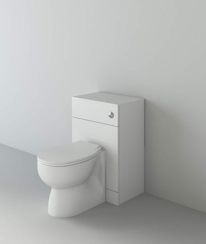 VeeBath Linx 1250 Vanity Unit Furniture Set, Wash Basin Bathroom Sink, WC, Toilet Pan, Soft Close, Quick Release Toilet Seat with Concealed Cistern-White (Flat Pack)