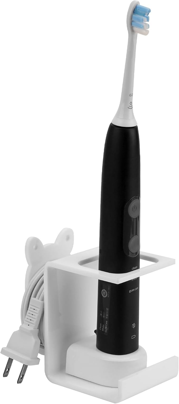 Electric Toothbrush Holder Wall Mounted, Electric Toothbrush Cord Organizer