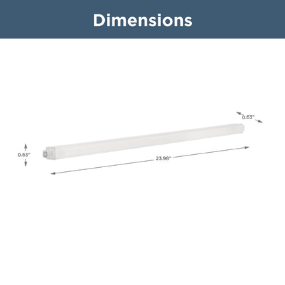 Franklin Brass Replacement (1-Pack) 24" Towel Rack for Bathroom, Clear Replacement Towel Bar for Bathroom, Towel Rod for Wall Mounted Towel Holder 662318