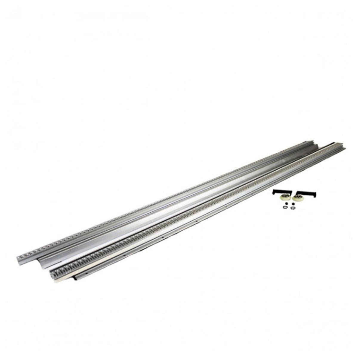 Lippert in-Wall Replacement Triple Rack Repair Kit for RV Slide-Out Systems with Hook Racks, V-Rollers, Retainers, Rivets, Rack Shoes, Wear Pads, Plugs, Sealing Foam, Fixed Side, Clear - 366160