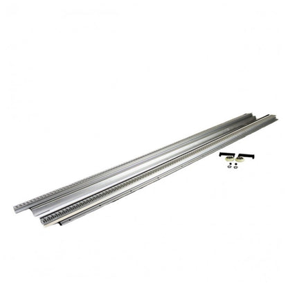 Lippert in-Wall Replacement Triple Rack Repair Kit for RV Slide-Out Systems with Hook Racks, V-Rollers, Retainers, Rivets, Rack Shoes, Wear Pads, Plugs, Sealing Foam, Fixed Side, Clear - 366160