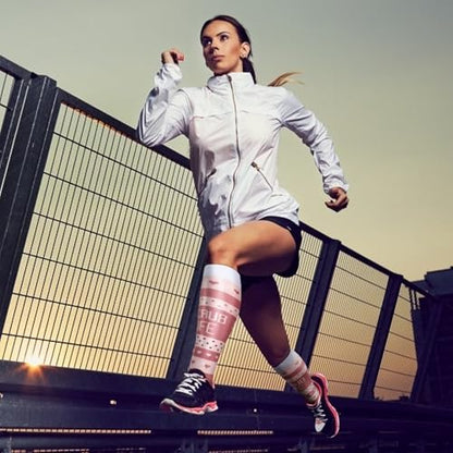 DRESHOW 4 Pairs Compression Socks For Women&Men Circulation Best Support for Athletic Running Cycling Travel