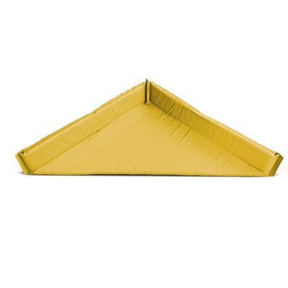 FLASHDRY Portable Spill Containment Berm, Folding Duck Pond 4' x 4', Reusable Oil, Fuel & Chemical Spill Containment Tray, UV-Resistant PVC, Heavy-Duty, Quick & Easy Setup, Garage & Industrial Use