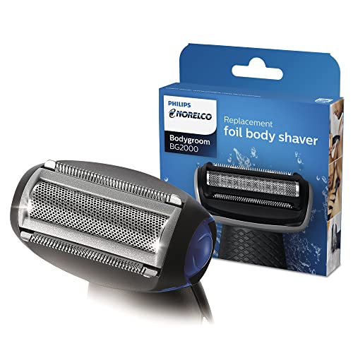 Philips Norelco Body Groomer 7000 Series, Men's Whole Body Groomer, Contour-Following 2D Flexing Head, Triple Protect Shave System & Intimate Body Hair Trimmer, 100% Showerproof, BG7480/50