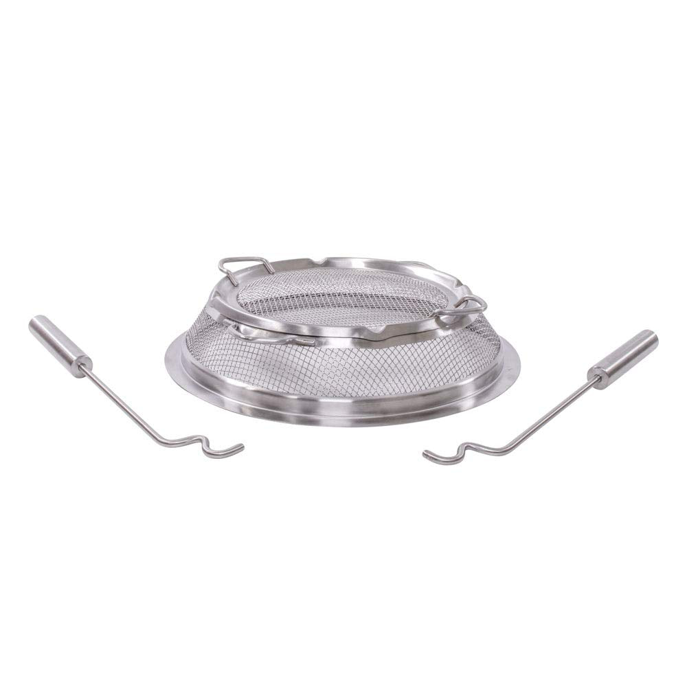 Solo Stove Ranger Shield - Durable Stainless Steel Spark Protector Mesh Screen for Fire Pits, Keeps Pops and Hot Embers Contained for Safe Outdoor Fires, Includes Shield Removal Tools