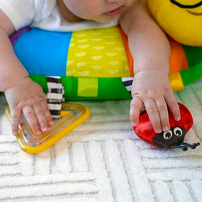 Baby Einstein, Cal-a-Pillow, Tummy Time Activity Pillow, Multisensory, Cal The Caterpillar, Ages 0+ Months