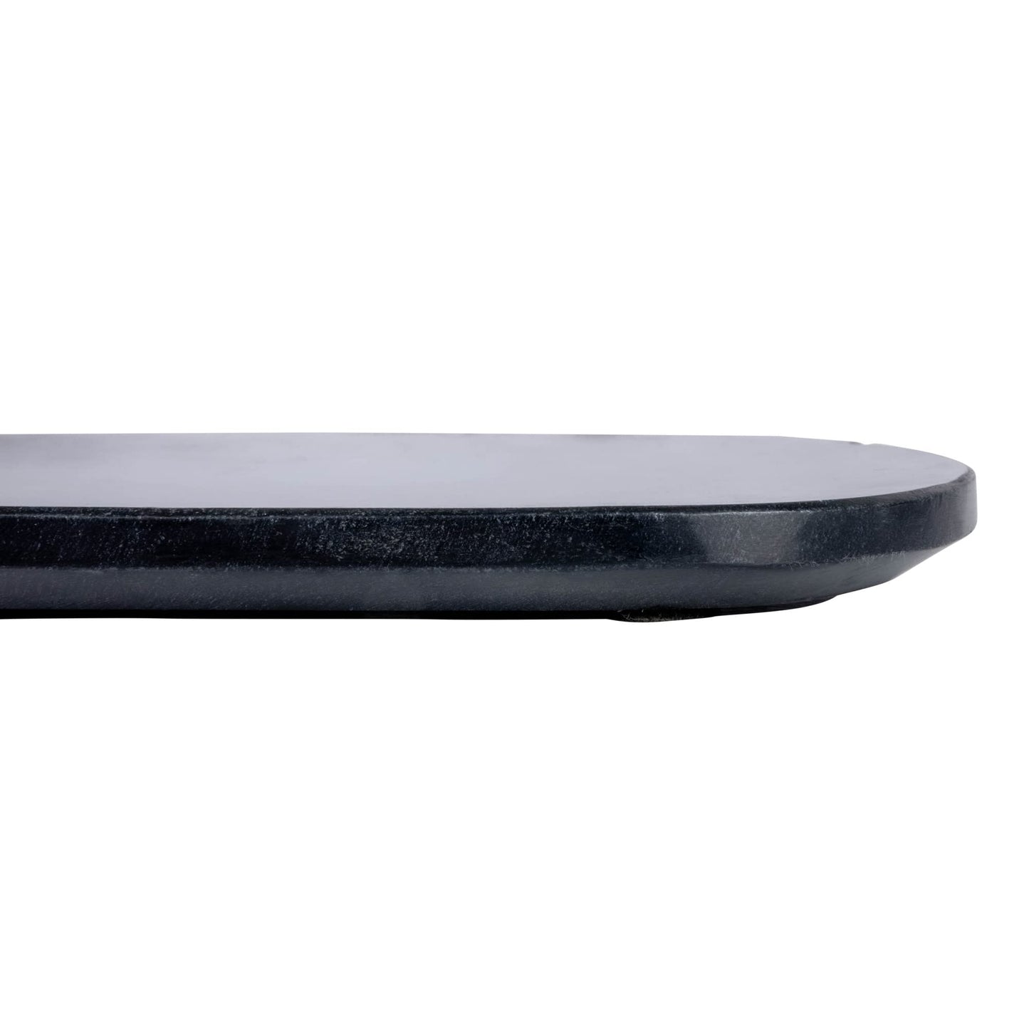 Bloomingville Oval Marble, Black Serving Board, Large