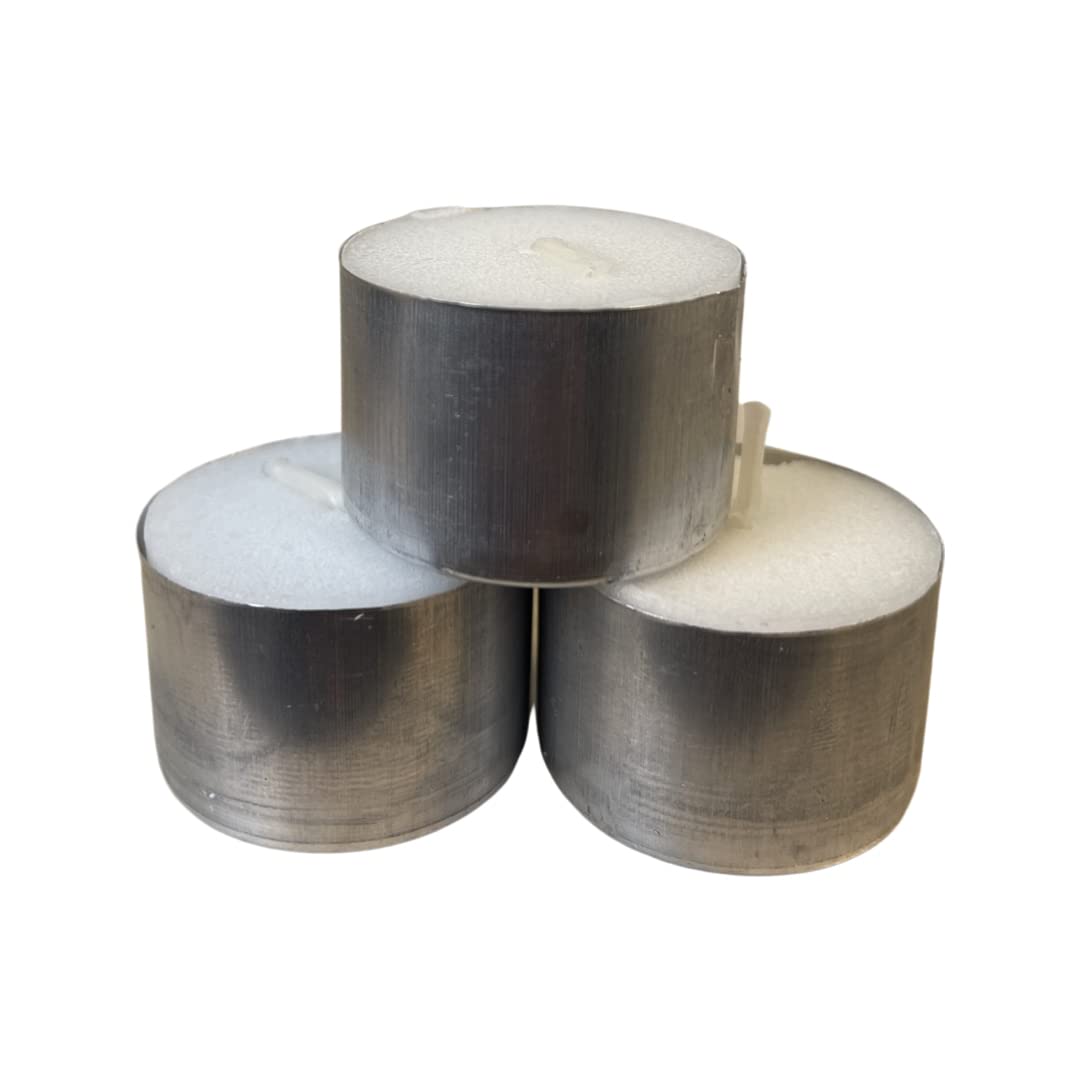 Requisite Needs Tea Light Candles 8 Hour Burn Time White Unscented (Pack of 100)