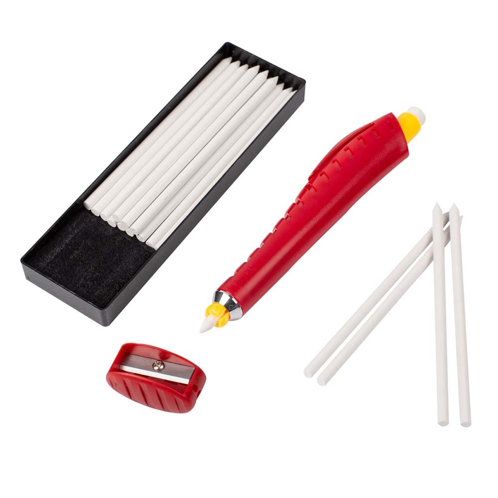 Bohin - White Chalk Pencil with Refill - 1 Set