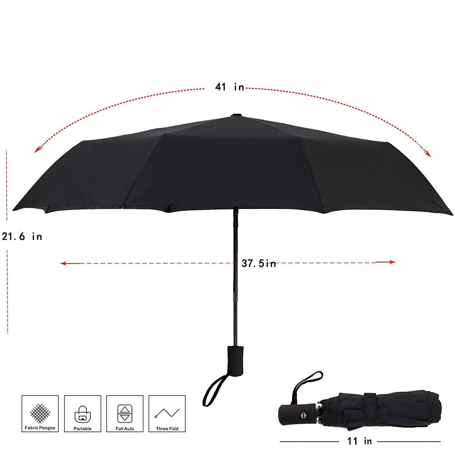 SY Compact Travel Umbrella Windproof Automatic Unbreakable Umbrellas-Factory Direct High Cost-effective Umbrella