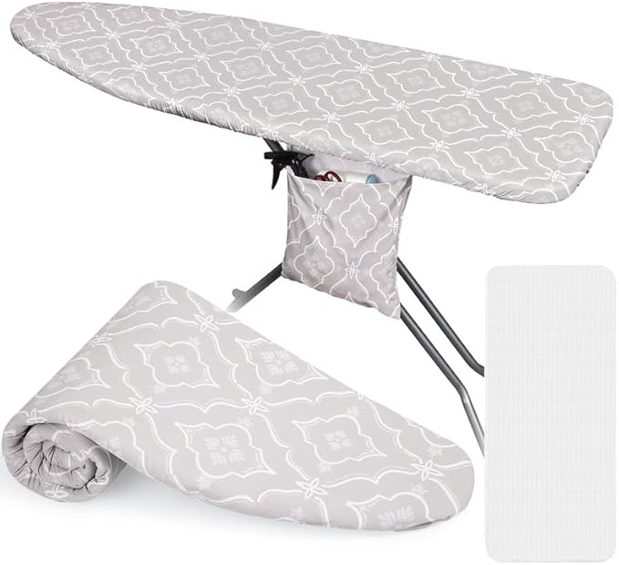 FIOBEE Ironing Board Cover and Pad Extra Thick Iron Board Pad