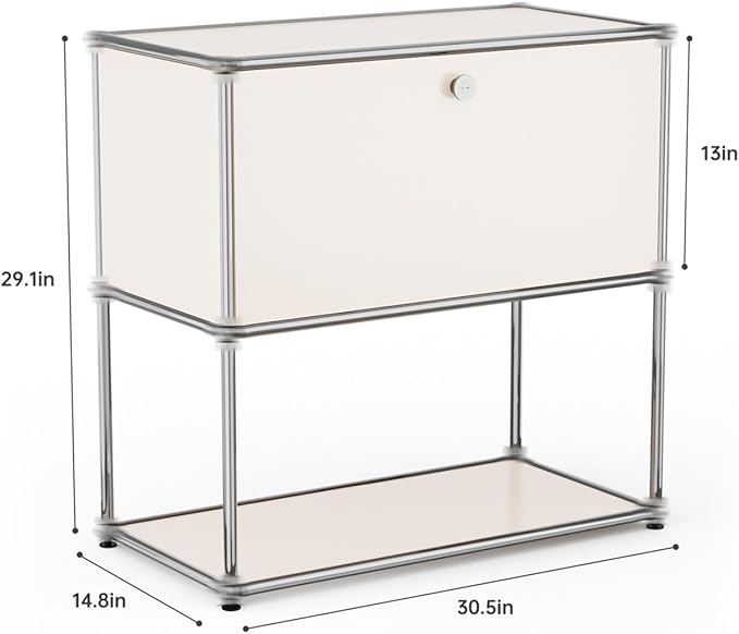 Modern Storage Cabinet Sideboard Versatile Free-Standing Organizer Cabinets