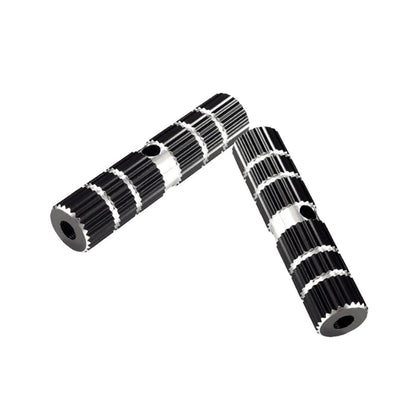 YehVeh 2 Pack Bike Pegs Bicycle Rear Pedals Footrest Aluminum Anti-Slip Feet Rest Mount Stands Foot Peg for BMX Mountain Bike Kids Rear Seat Cycling Fit 9MM 3/8 Inch Axis